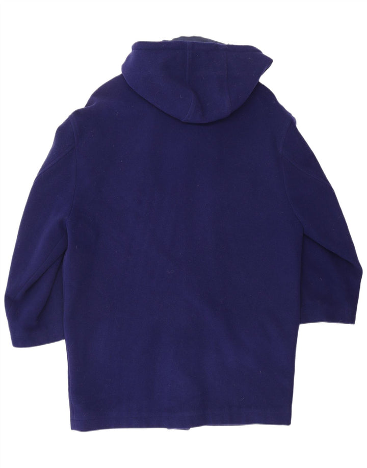 VERSACE Manson cu glugă pentru bărbați UK 38 Medium Blue Wool Designer