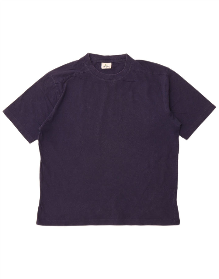 Tricou Bărbați LACOSTE Top Marimea 5 Mare Bumbac Bleumarin