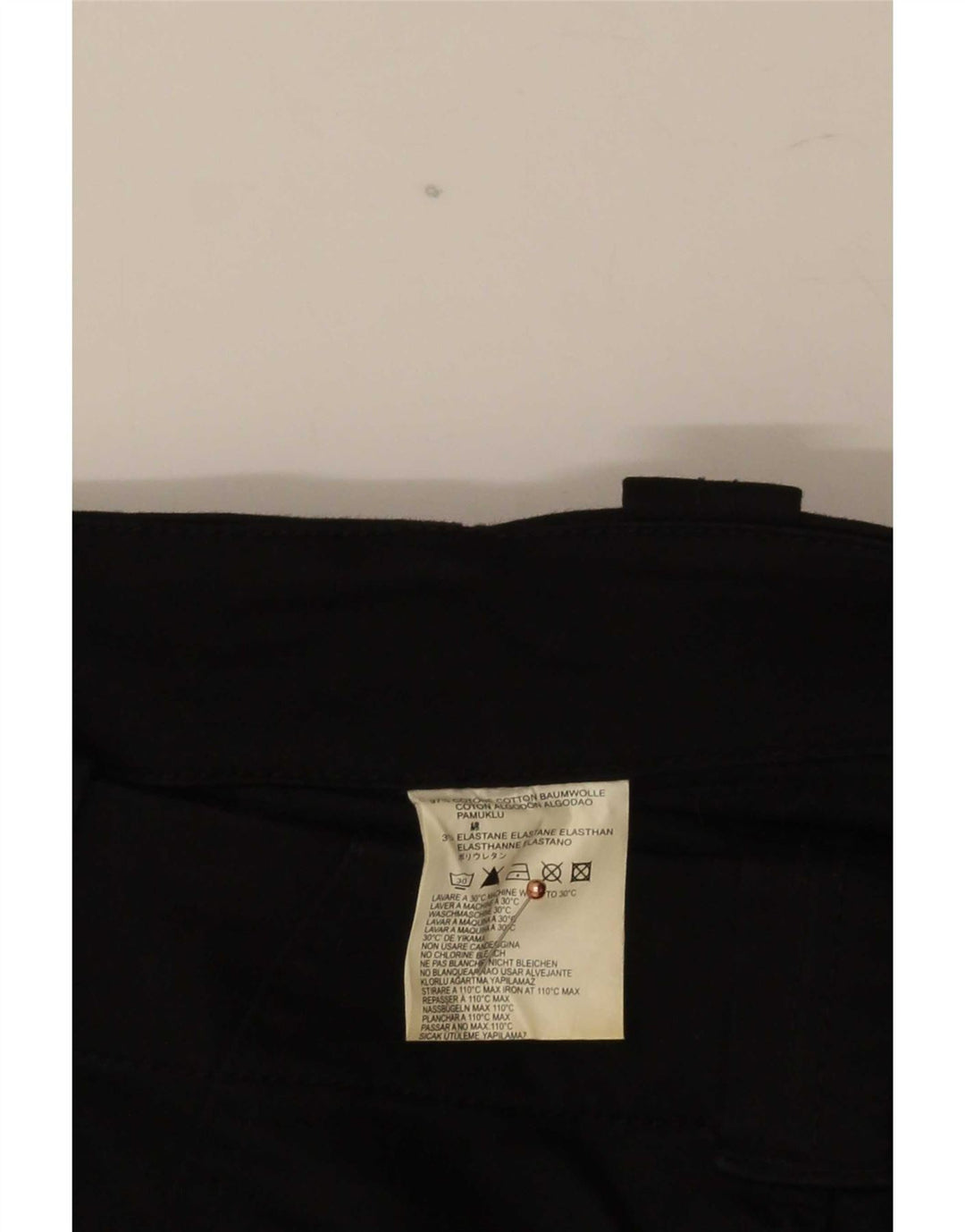 Pantaloni cargo slim pentru femei Diesel L30 L35 bumbac negru