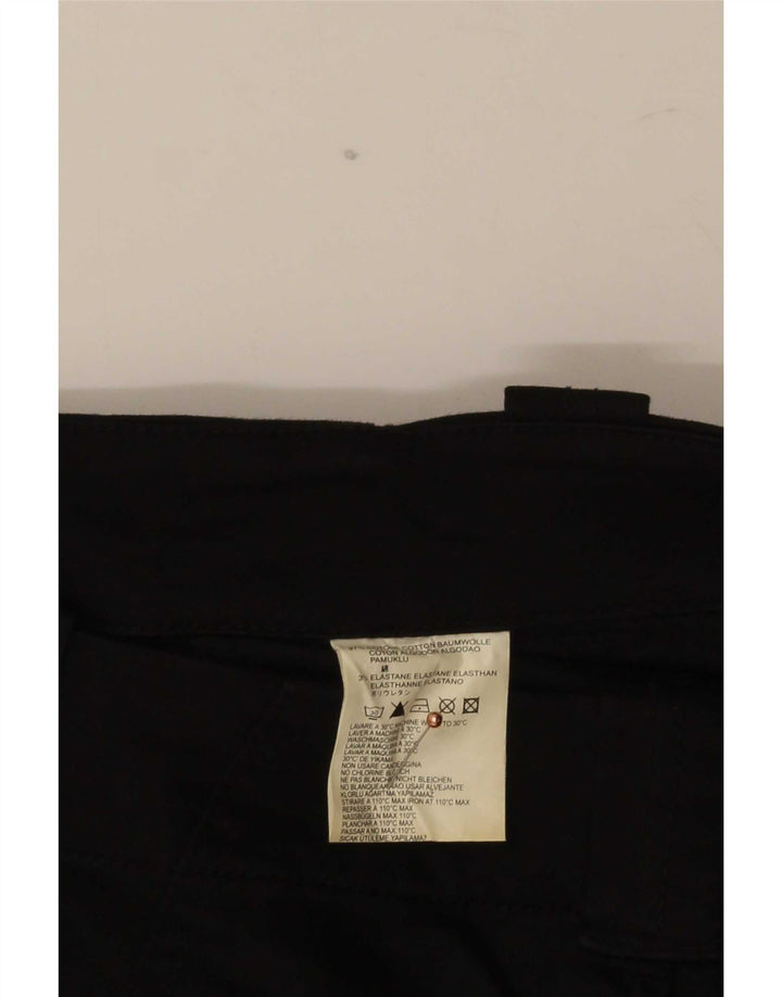 Pantaloni cargo slim pentru femei Diesel L30 L35 bumbac negru