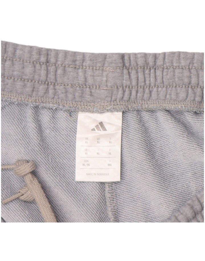 Pantaloni scurți sport pentru bărbați ADIDAS XL bumbac gri