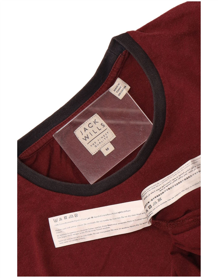 Tricou Jack Wills pentru bărbați Top din bumbac maro mediu
