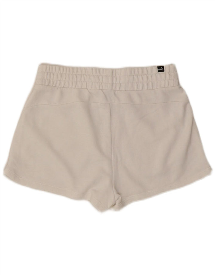 Pantaloni scurti sport grafic Puma pentru femei UK 10 Small White