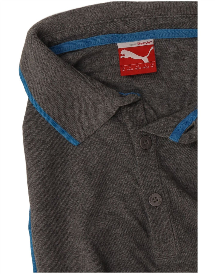 Tricou polo Puma pentru bărbați, gri mediu