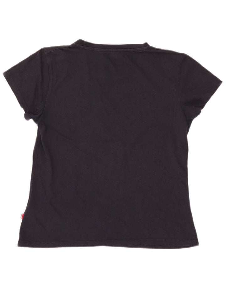 Tricou grafic pentru femei LEVI'S Top UK 12 Medium Bleumarin Bumbac