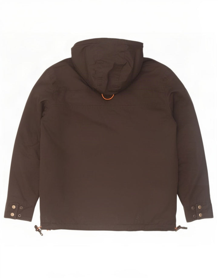 Jachetă de vânt cu glugă Superdry pentru bărbați UK 40 Poliester negru mare