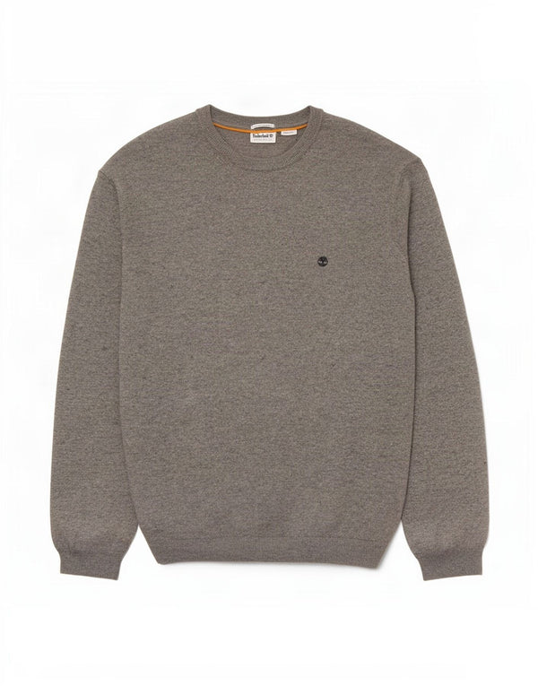 Pulover pentru bărbați Timberland, cu gât crew, 3XL, lână merinos cu pete gri