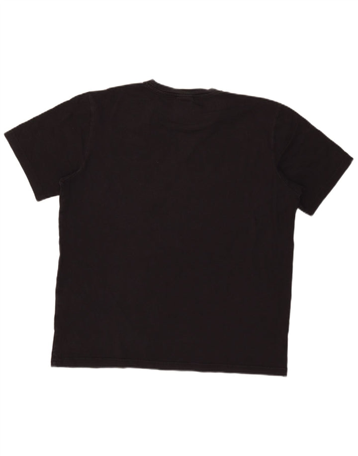 Tricou cu grafic Smiley Champion pentru bărbați Top mare negru
