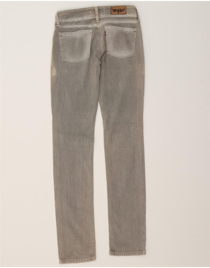 LEVI'S Womens 571 Slim Jeans W27 L34 Grey Cotton Vintage Levi's and Second-Hand Levi's from Messina Hembry 