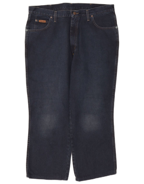 Blugi drepte pentru femei Wrangler Ohio W38 L27 bumbac bleumarin