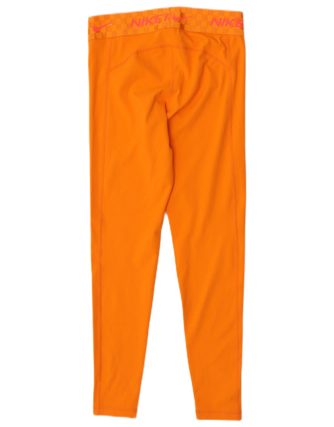 Leggings Nike Dri Fit Graphic pentru femei UK 12 Poliester portocaliu mediu