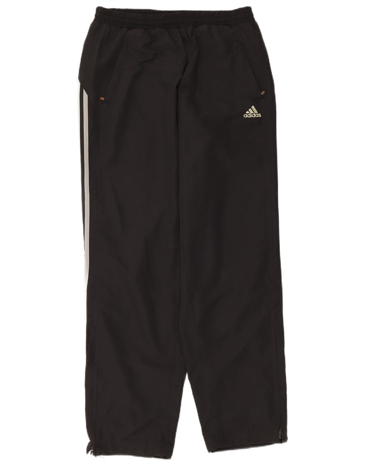Pantaloni de trening Adidas Climalite pentru bărbați Marea Britanie 38/40 Poliester mediu negru