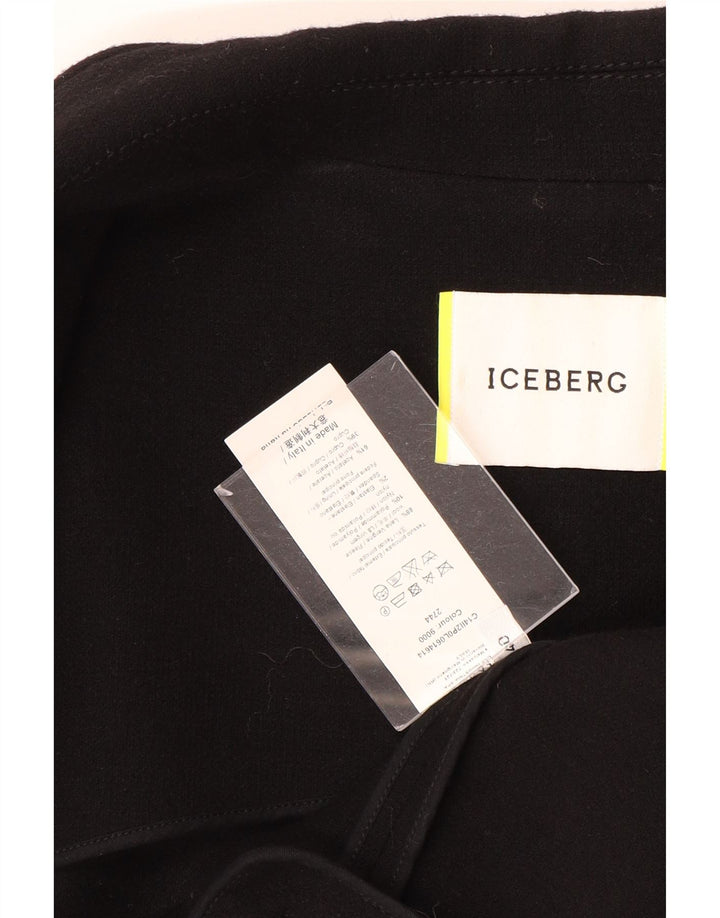 Jachetă Iceberg pentru femei, cu tăiere largi, cu două piepturi, IT 40, neagră