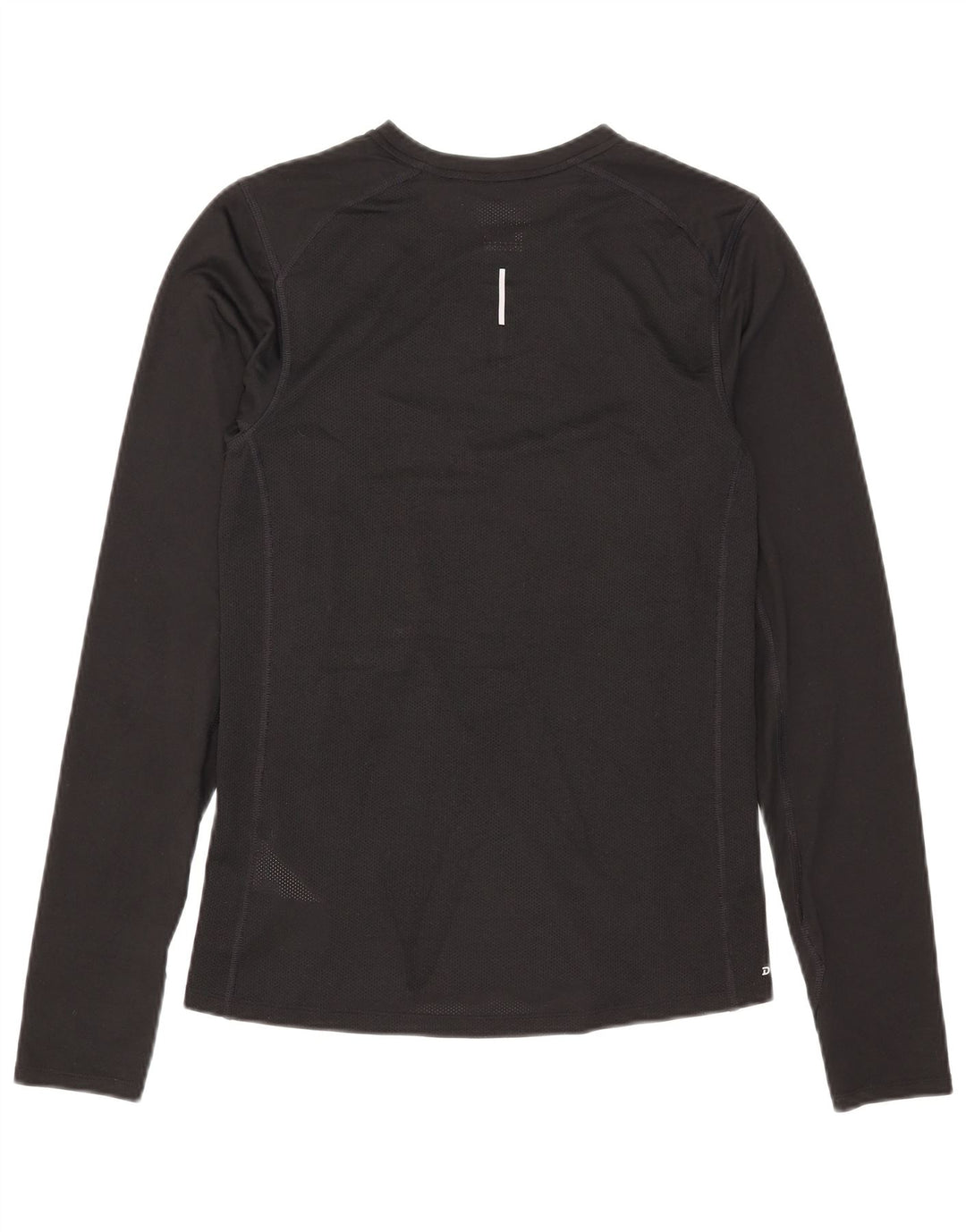 Nike Dri Fit Top cu mânecă lungă pentru bărbați, poliester negru mic