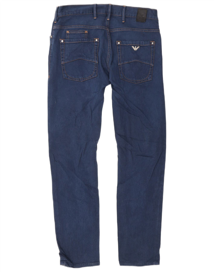 Blugi slim pentru bărbați Armani W31 L30 Bumbac albastru