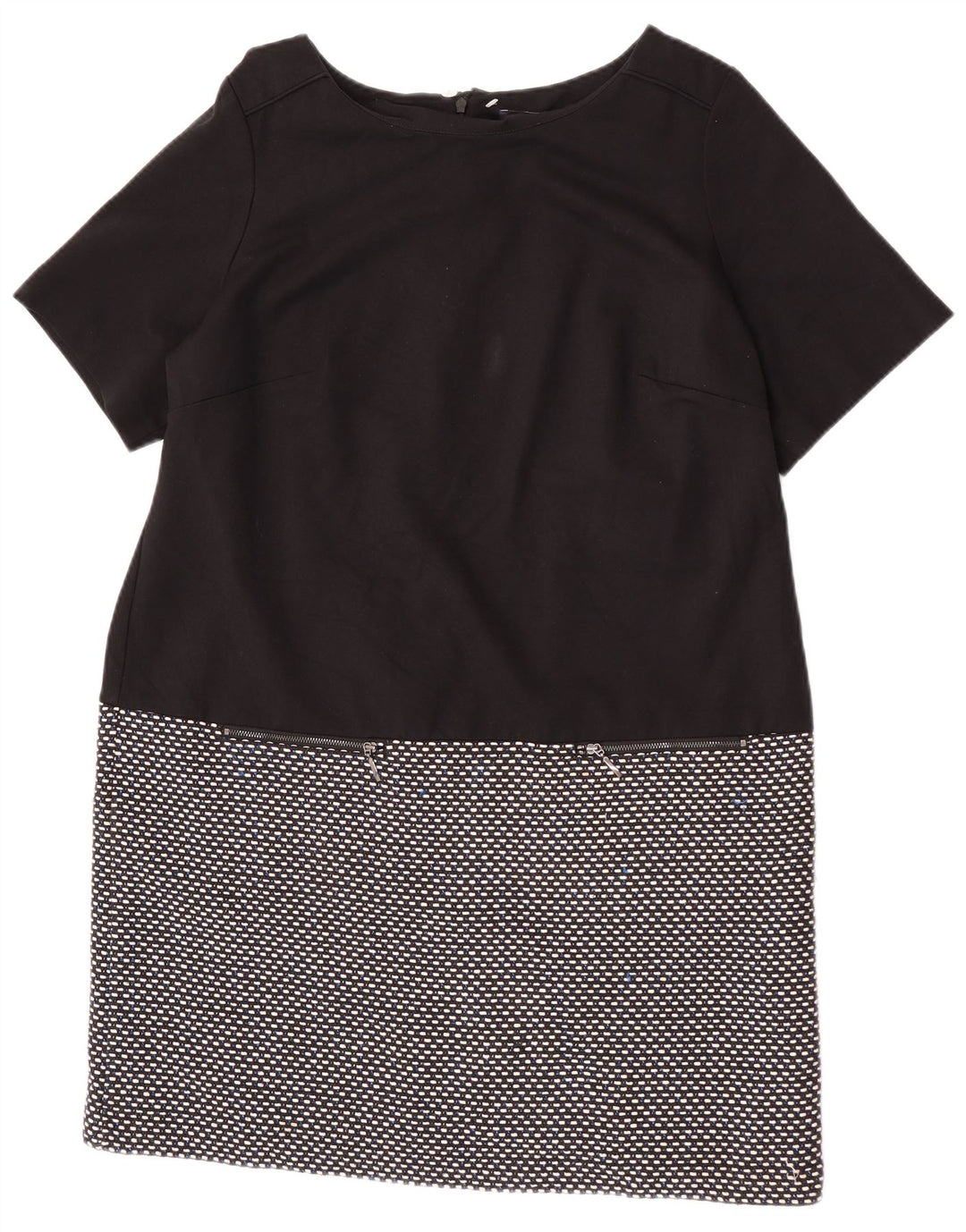 Rochie schimbătoare pentru femei Marks & Spencer UK 20 2XL Bumbac geometric negru