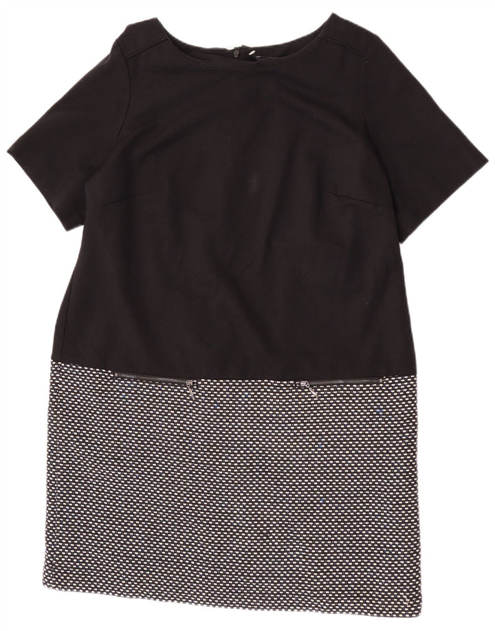 Rochie schimbătoare pentru femei Marks & Spencer UK 20 2XL Bumbac geometric negru
