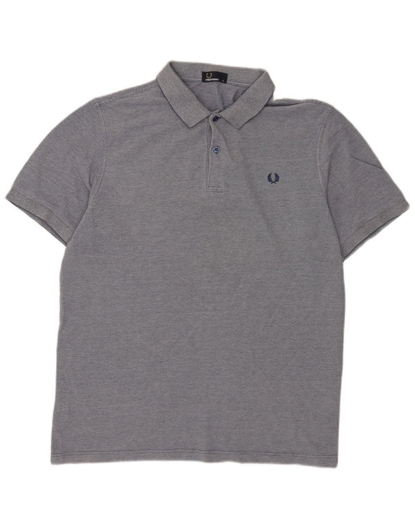 Cămașă polo Fred Perry pentru bărbați, XL, bumbac, albastru