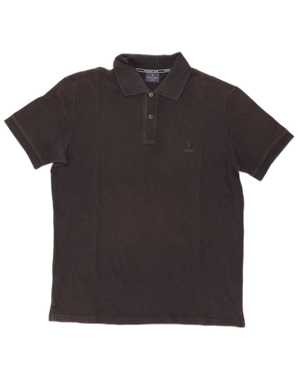Trussardi Jeans Trussardi Jeans Tricou Polo XL Bumbac Negru