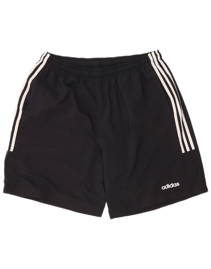 Pantaloni scurți sport pentru bărbați Adidas XL poliester negru