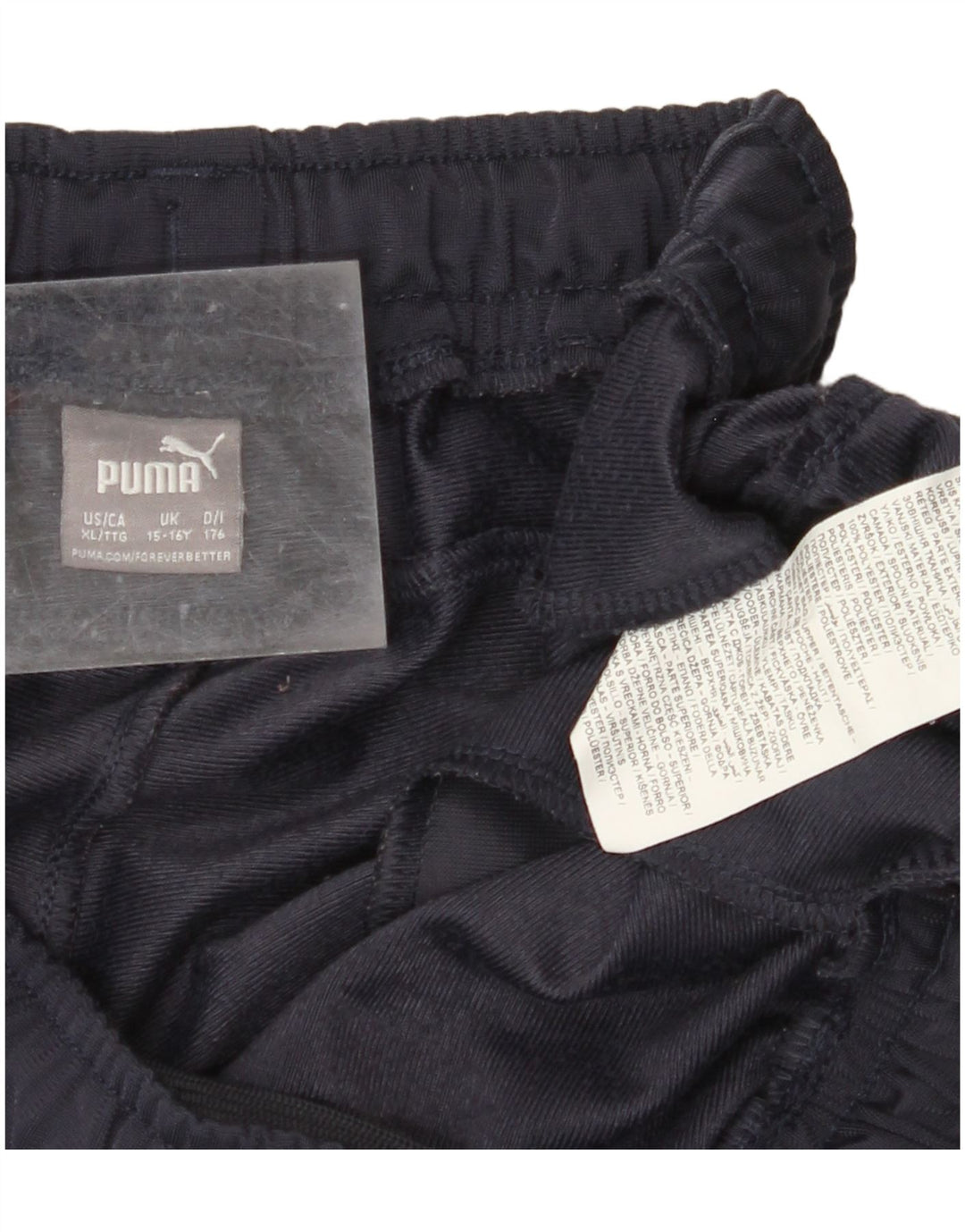 Pantaloni de trening PUMA pentru băieți 15-16 ani poliester bleumarin