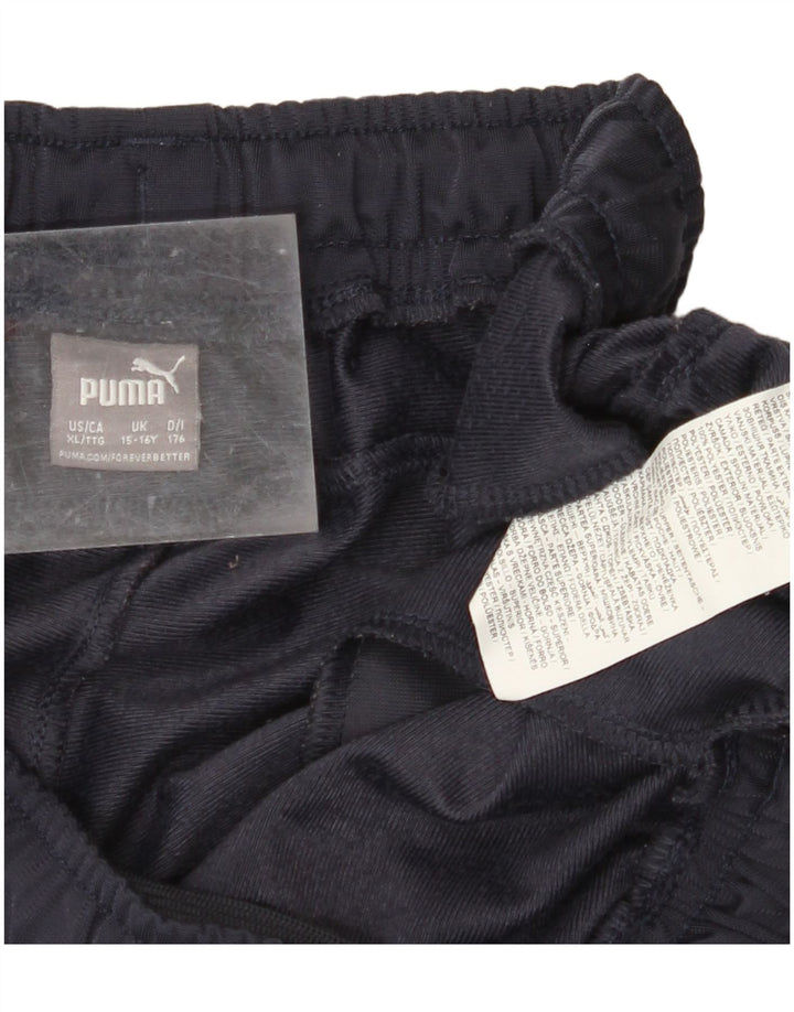 Pantaloni de trening PUMA pentru băieți 15-16 ani poliester bleumarin