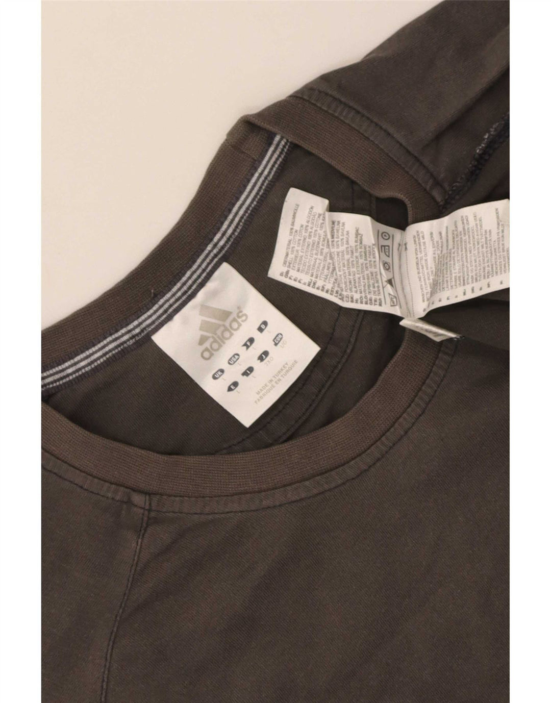 Tricou pentru bărbați Adidas Top mare bumbac gri