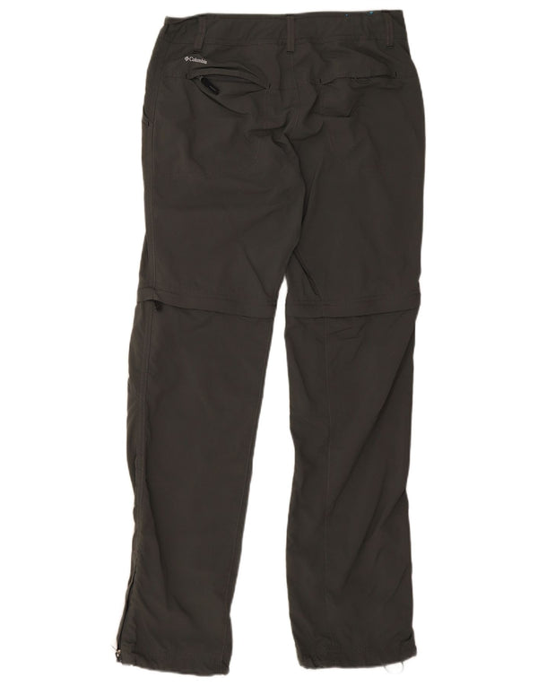 Pantaloni cargo Columbia Omni-Shade pentru drumeții pentru femei US 6 Medium W30 L32 gri