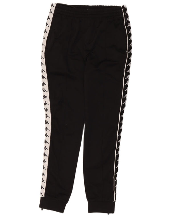 Pantaloni de trening pentru femei Kappa Pantaloni de jogging UK 10 Small Black Colorblock