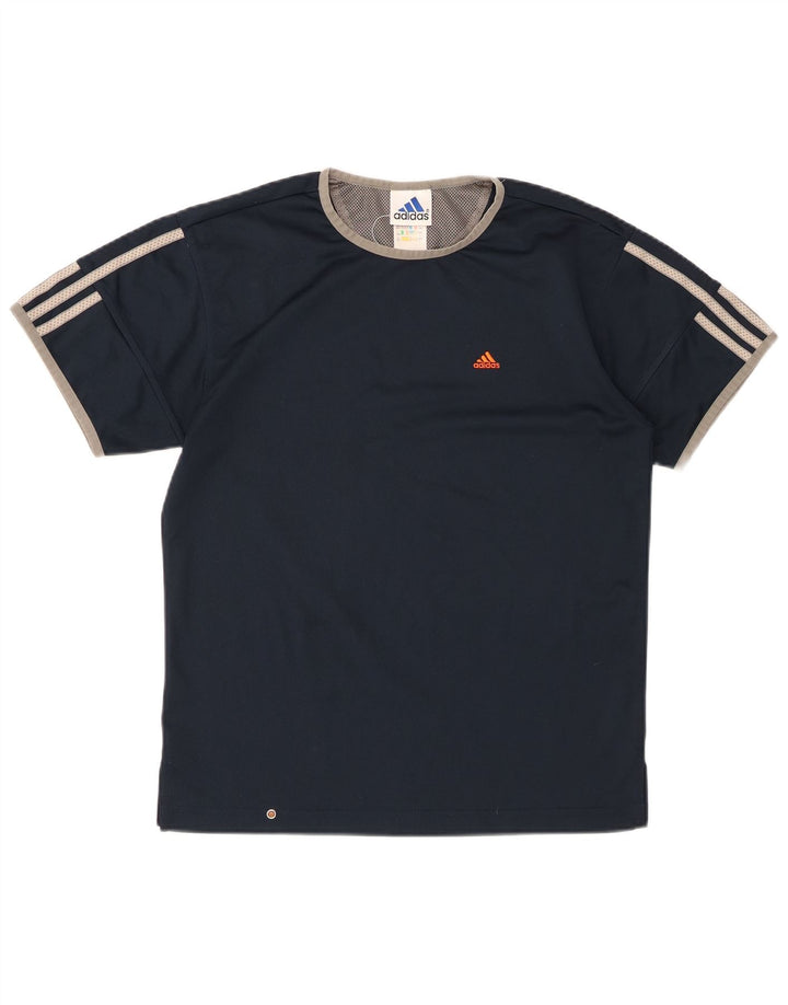 Tricou Băieți ADIDAS Top 13-14 Ani Bleumarin Poliester