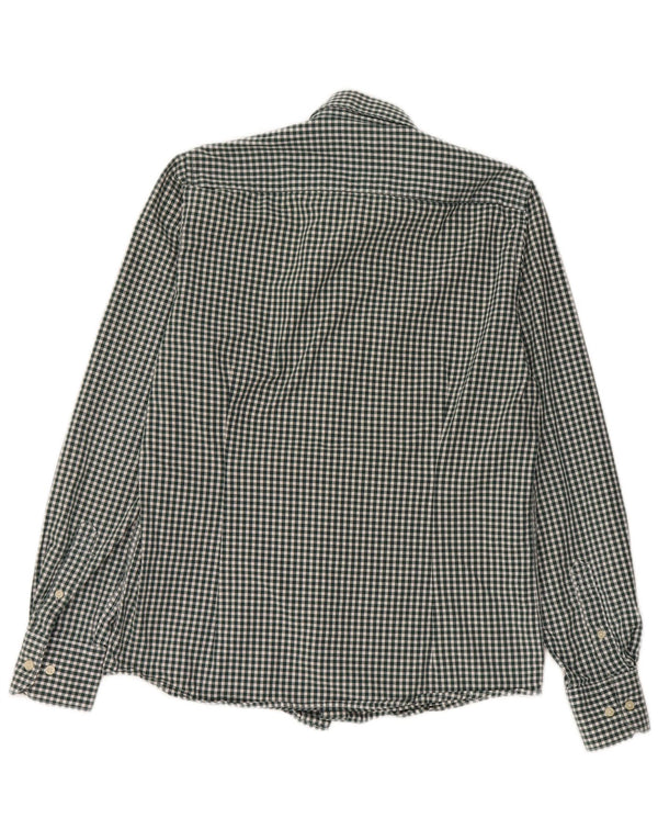 Cămașă pentru bărbați Barbour Tailored Fit Bumbac Mic Verde Gingham