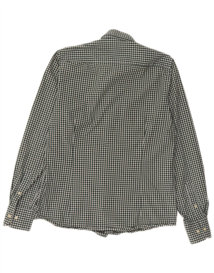 Cămașă pentru bărbați Barbour Tailored Fit Bumbac Mic Verde Gingham