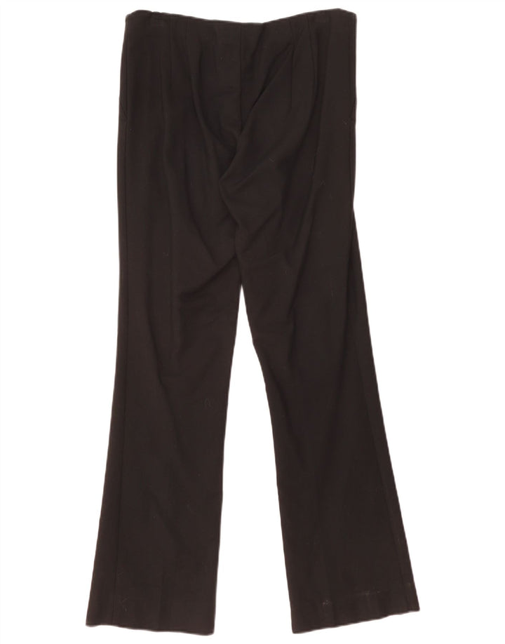 Pantaloni casual pentru femei Bootcut Zara Mediu L30 L30 Bumbac negru