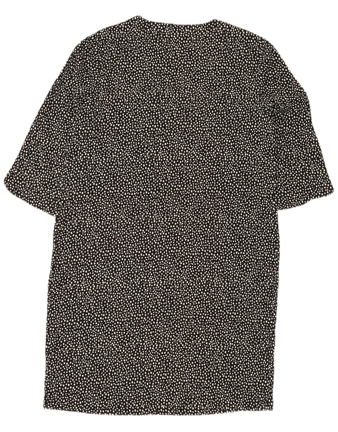 MARKS & SPENCER Rochie schimbătoare pentru femei UK 14 Poliester geometric negru mare