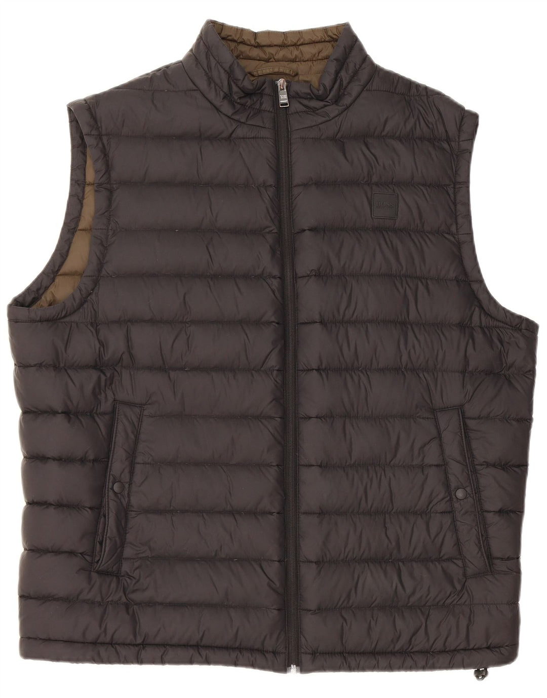 Gilet căptușit pentru bărbați HUGO BOSS EU 56 3XL Poliamidă neagră