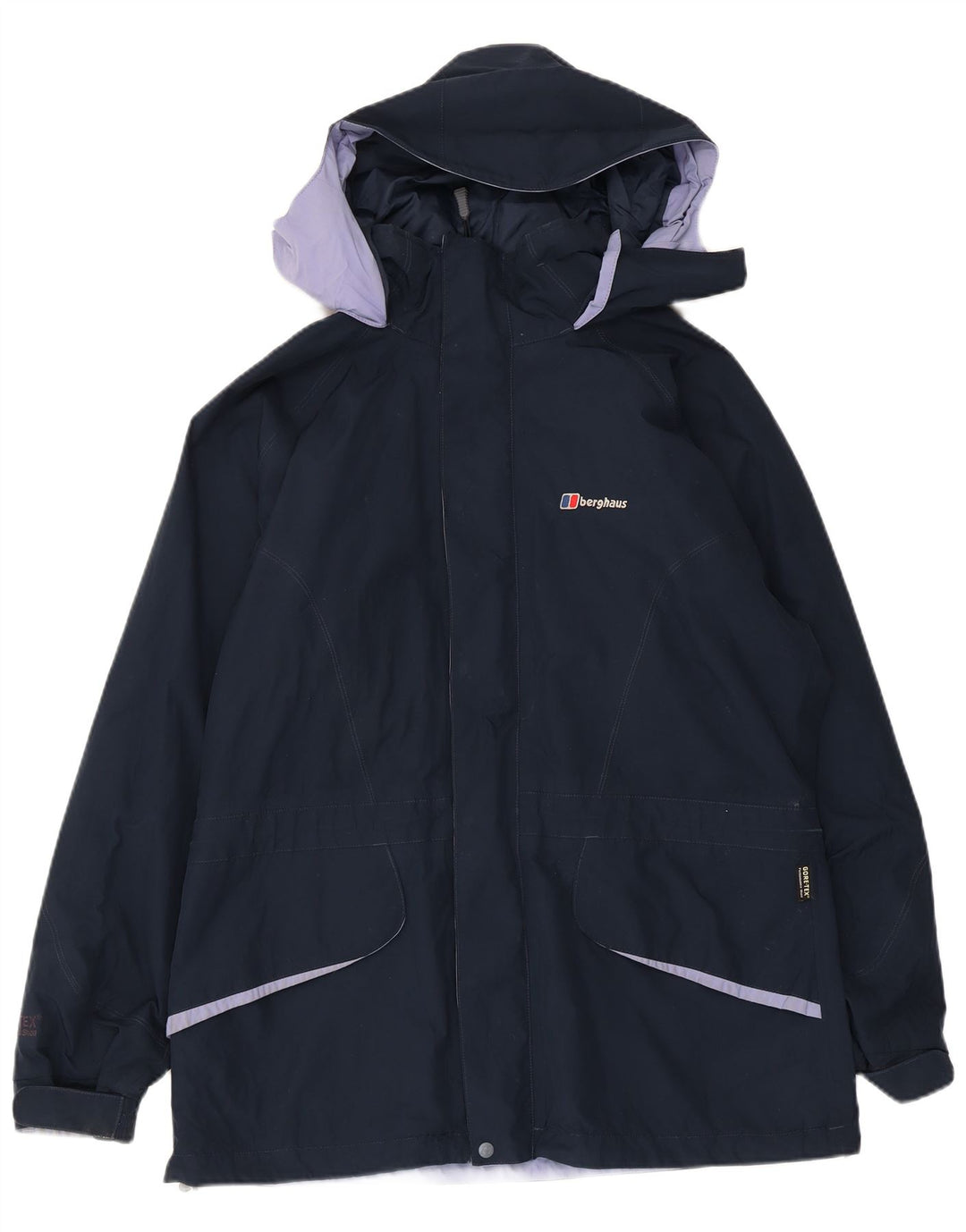 Jachetă de ploaie cu glugă pentru bărbați Berghaus UK 40 mare, albastru, poliester