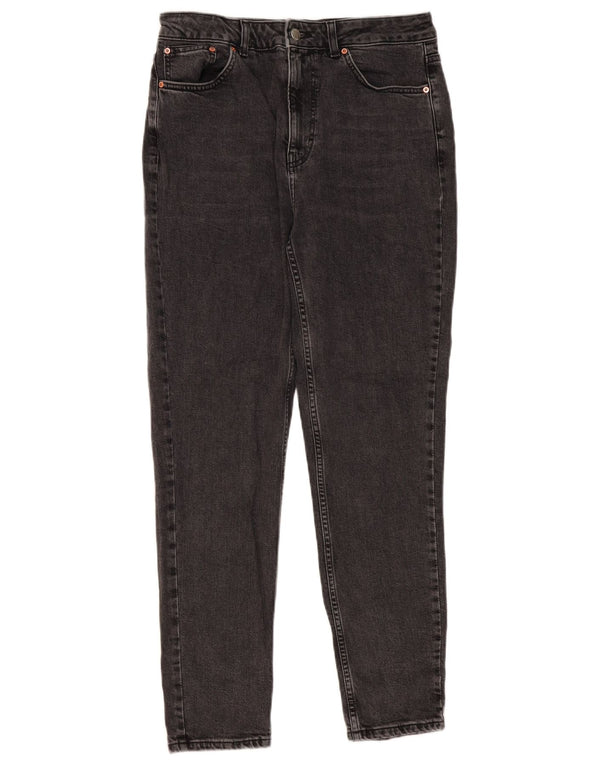 Blugi slim pentru femei Topshop UK 14 Medium W30 L29 Bumbac negru