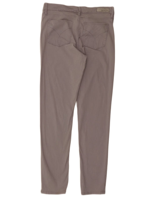 Calvin Klein Pantaloni skinny casual pentru femei US 10 Medium W30 L31 bumbac gri