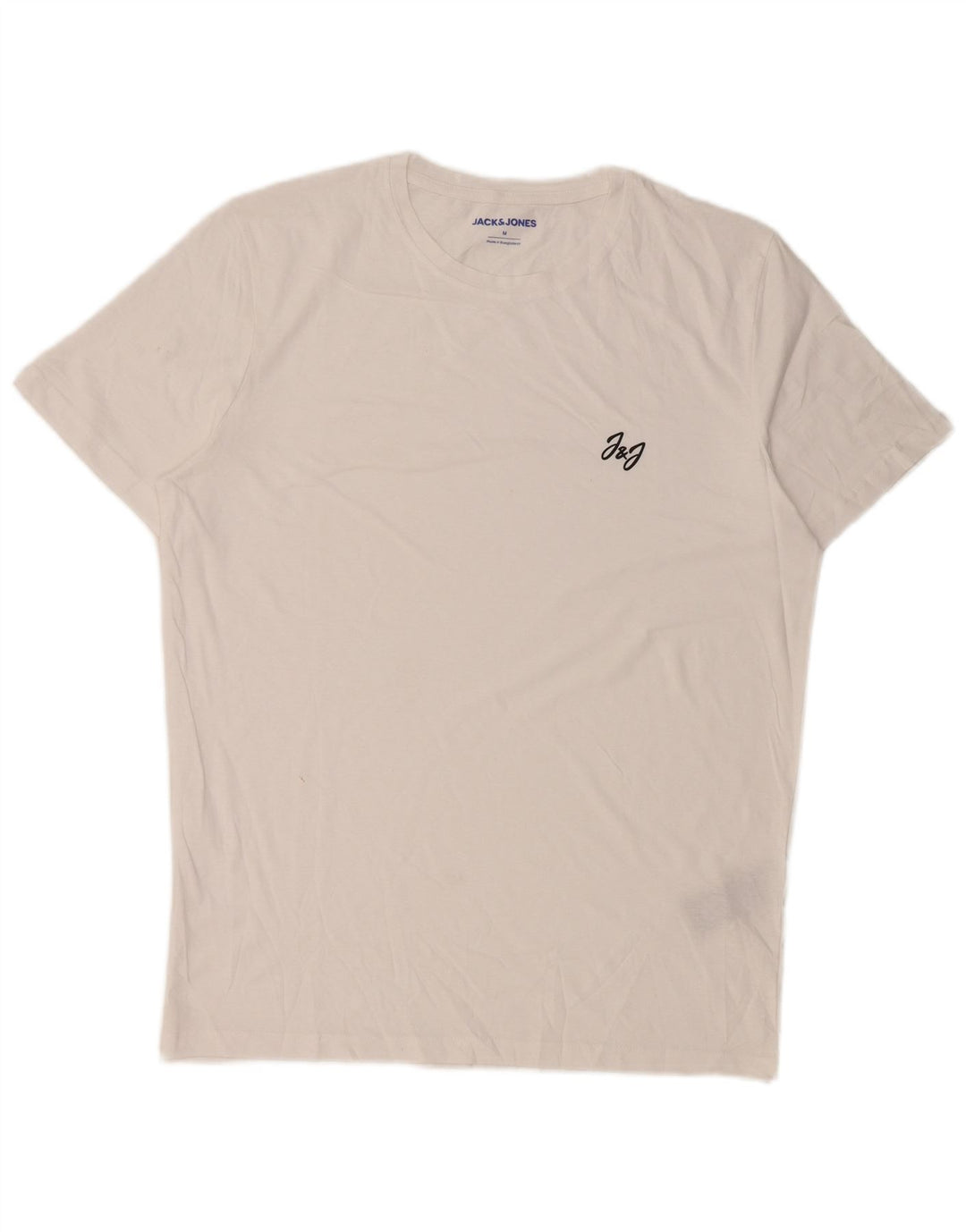 JACK & JONES Tricou Bărbați Top Medium Alb Bumbac