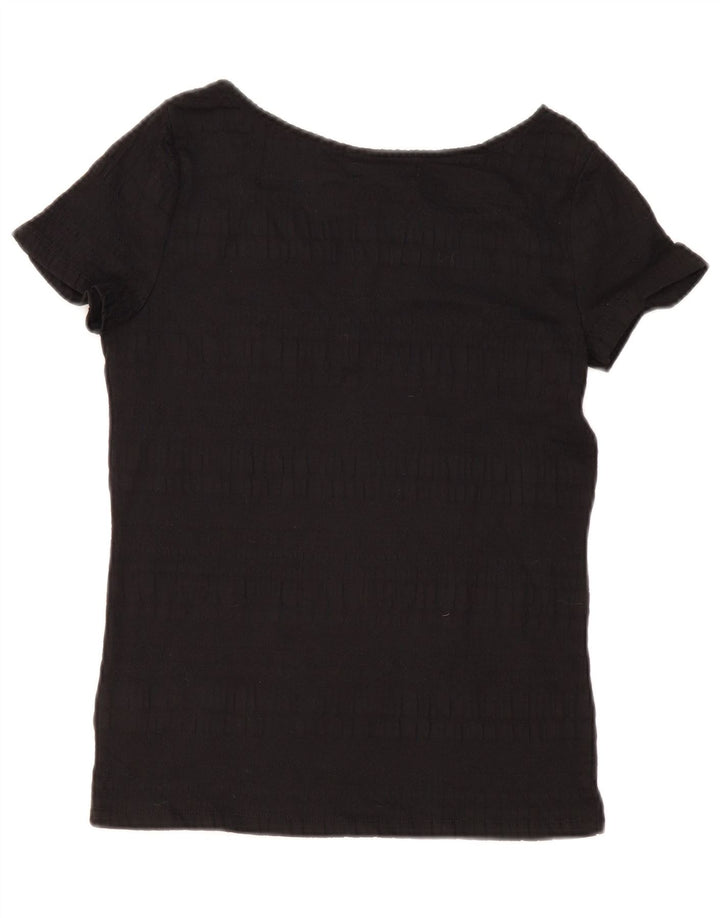 Bluză pentru femei RALPH LAUREN, UK 12, bumbac mediu negru