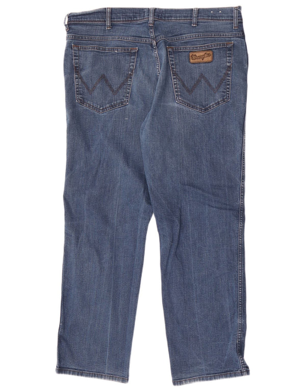 Blugi drepte pentru bărbați Wrangler Texas W40 L30 bumbac albastru