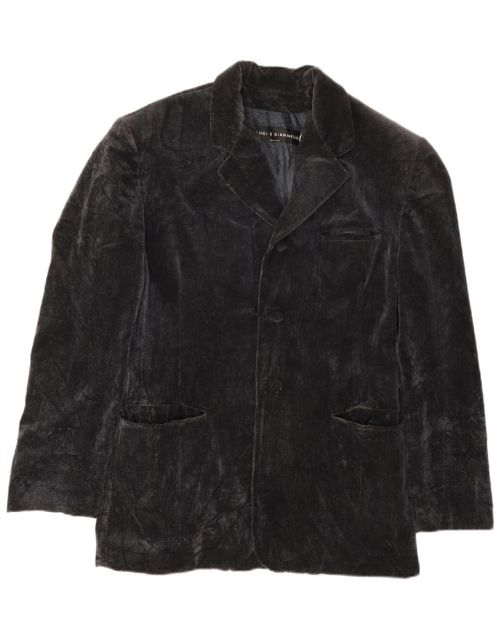 CALUGI E GIANNELLI Jachetă pentru bărbați din catifea IT 52 XL Bleumarin