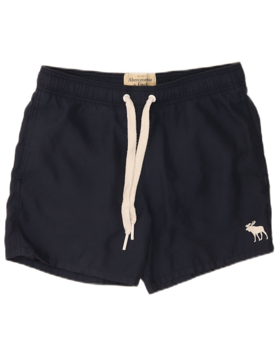 Pantaloni scurți de înot Abercrombie & Fitch pentru bărbați, poliester mici, albastru