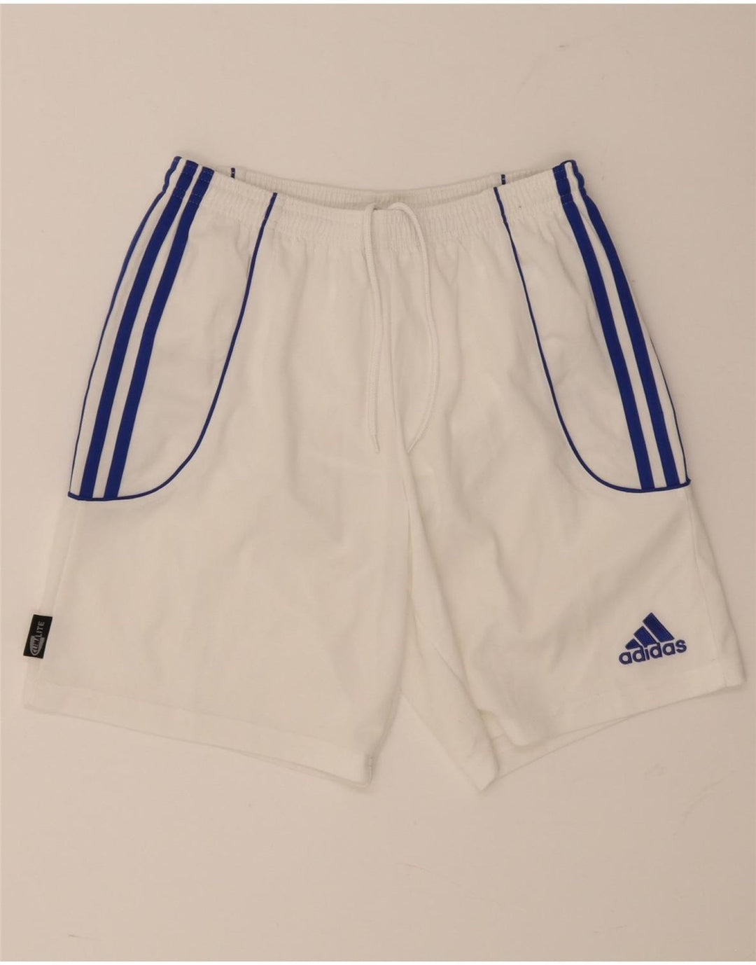Pantaloni scurți sport Adidas Climalite pentru bărbați, alb, mici, poliester