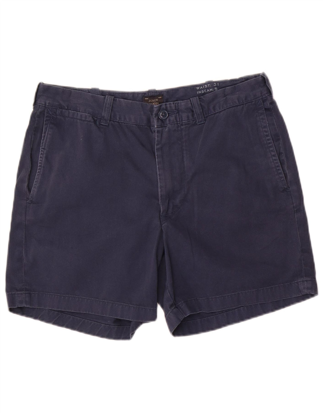 Pantaloni scurți chino Stanton pentru femei J. Crew W31, bumbac, albastru bleumarin mediu