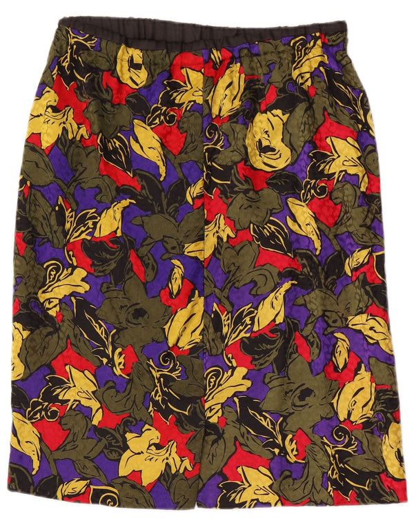 Fusta Dreaptă Vintage Femei W30 Medium Multicolor Floral