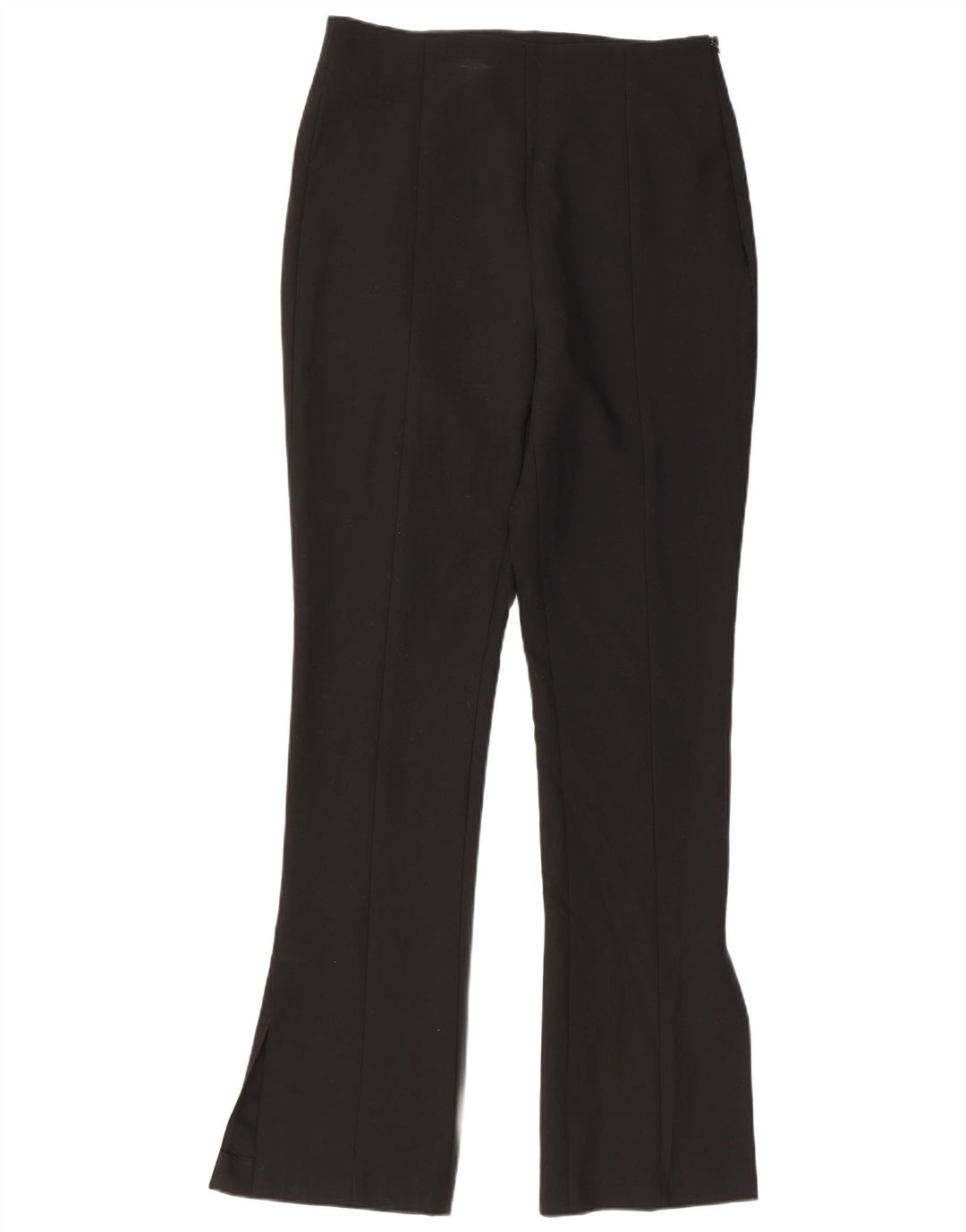 Pantaloni casual pentru femei Bootcut ZARA, mari, negru, poliester