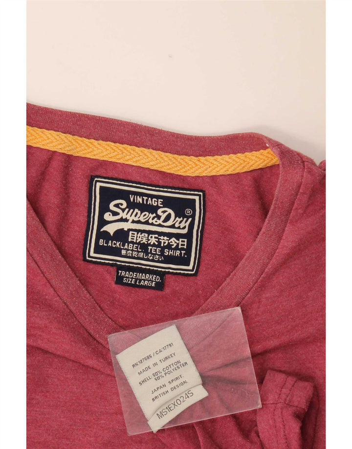 Tricou grafic pentru bărbați Superdry Top mare bumbac roșu