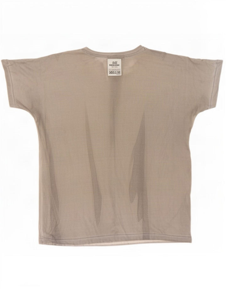 Tricou grafic pentru bărbați Diesel Top mare din bumbac gri