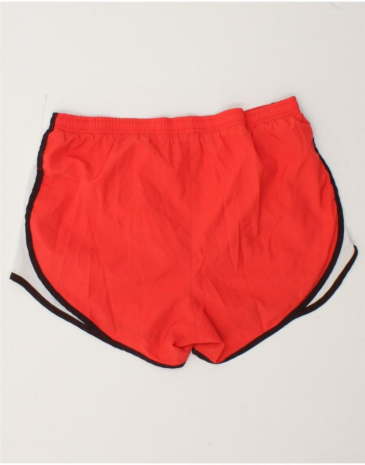 NIKE Womens Sport Shorts UK 10 Small Red Colourblock Polyester Vintage Nike and Second-Hand Nike from Messina Hembry 